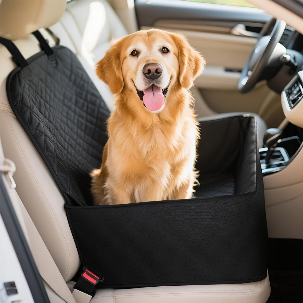 Dog Car Seat - Car Pet Travel Carrier, Durable Fabric, Adjustable Straps, Suitable for Long Drives, Essential for Safe Dog Travel, Ideal for Small to Medium-Sized Dogs - Image 5