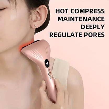 USB Electric Gua Sha Massager, Electric Massager, Heated Vibration Gua Sha Board, Suitable for Neck, Shoulder, and Back Massage Tools, Ideal for Beauty/Daily Relaxation, Home Personal Care Tool（WHITE） - Image 2