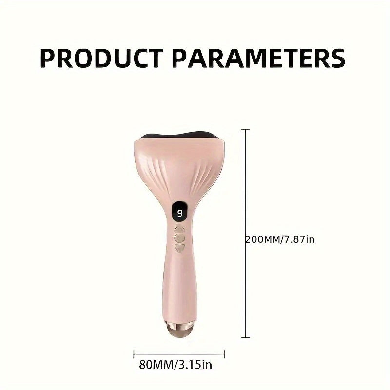 USB Electric Gua Sha Massager, Electric Massager, Heated Vibration Gua Sha Board, Suitable for Neck, Shoulder, and Back Massage Tools, Ideal for Beauty/Daily Relaxation, Home Personal Care Tool（WHITE） - Image 8