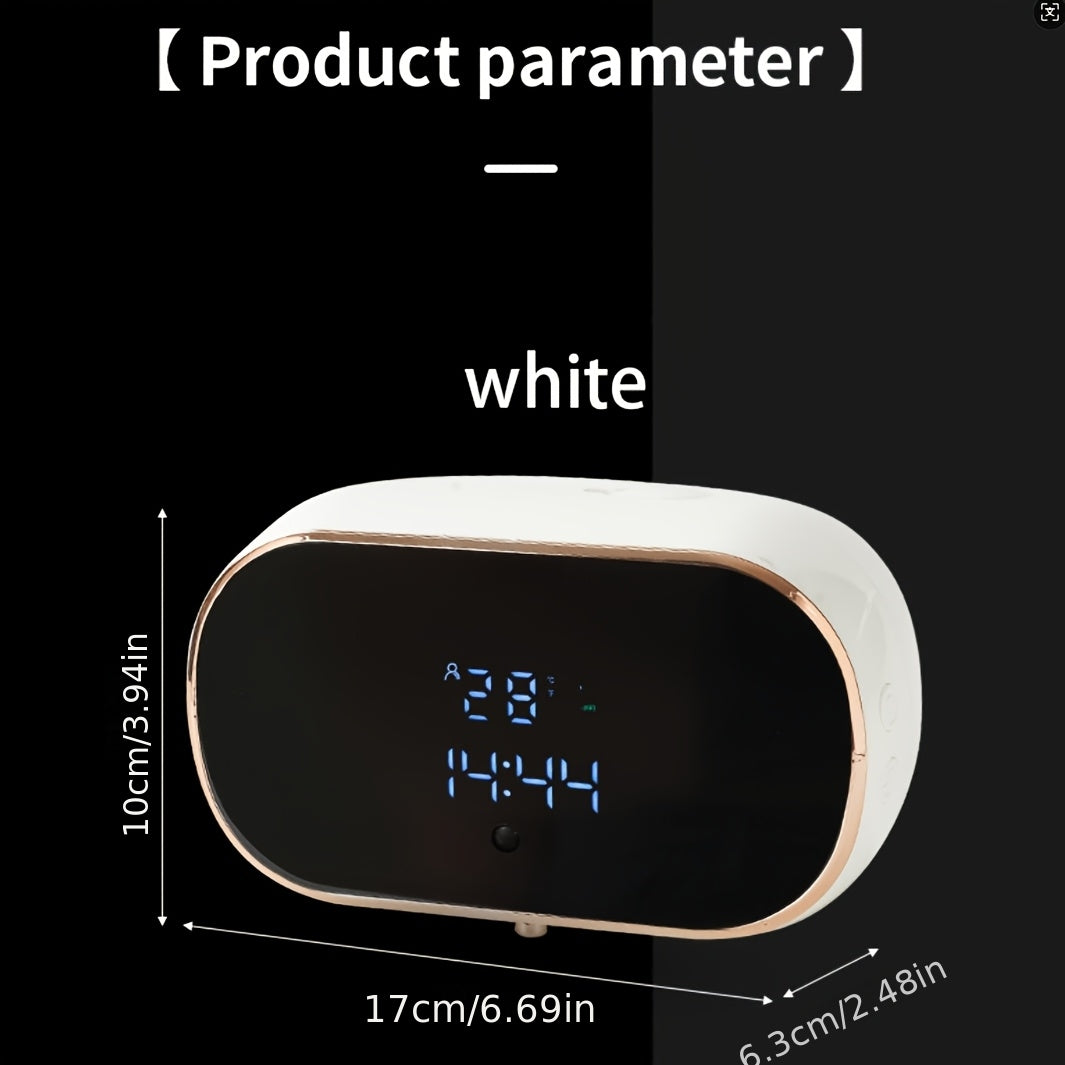 Upgraded Infrared Sensing, Extra-Large Battery for Extended Usage, Three-Level Foam Volume Adjustment, Ultra-Fine Foam Hand Soap Dispenser（black） - Image 8