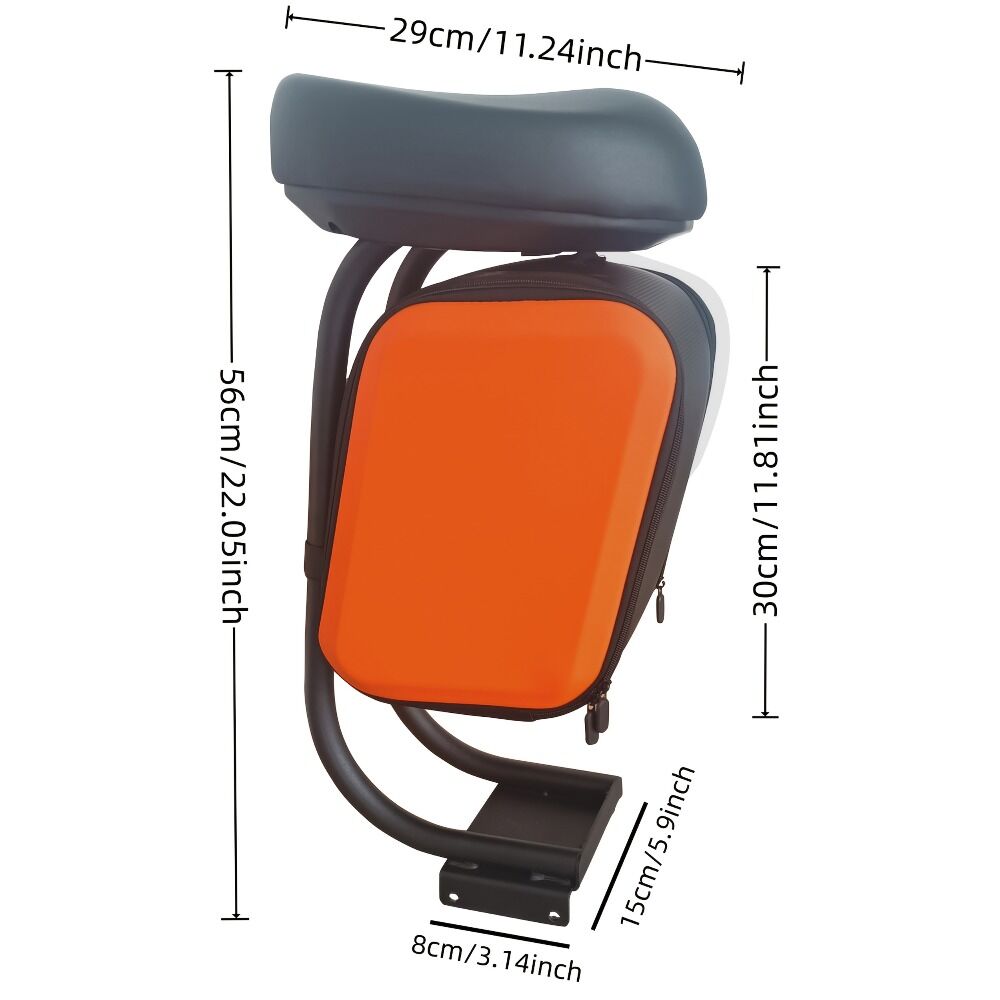 Electric Scooter Upgraded Alloy Luggage Rack! Detachable Storage Box + Ergonomic Seat. - Image 2