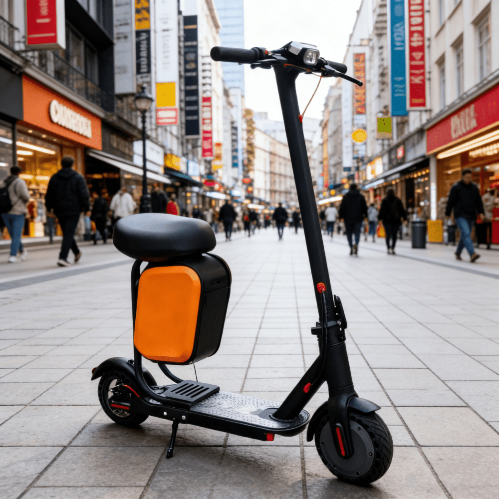 Electric Scooter Upgraded Alloy Luggage Rack! Detachable Storage Box + Ergonomic Seat. - Image 3