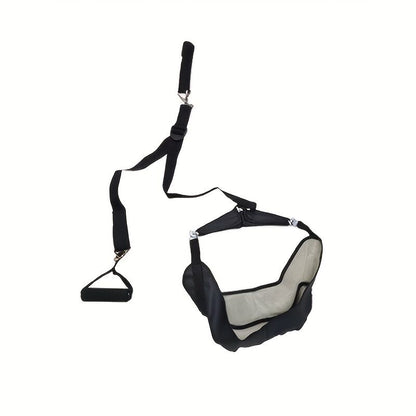 Portable neck stretcher for home use, medium tension with polyamide material, 360° rotation and 2-point connection, suitable for travel and home use to relieve neck pain - Image 5