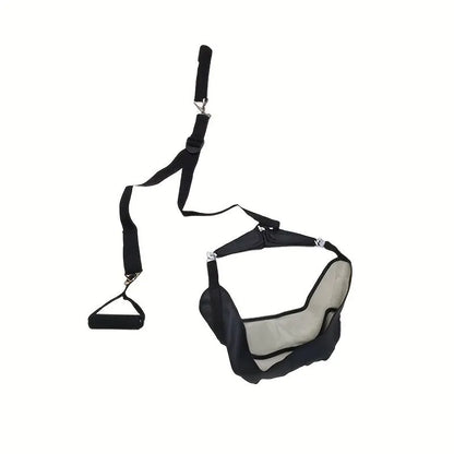 Portable neck stretcher for home use, medium tension with polyamide material, 360° rotation and 2-point connection, suitable for travel and home use to relieve neck pain - Image 5