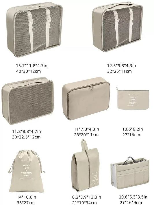 Black Friday Special Offer! 8-piece Travel Storage Bag - The perfect Christmas gift, say goodbye to messy luggage. - Image 2