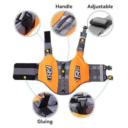 Safe Playtime: The ultimate dog buoyancy vest designed for water adventures. Pet life jacket. Christmas, Black Friday pet products - Image 6