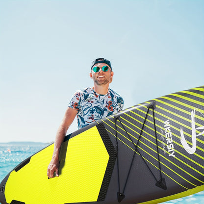 Inflatable vertical paddle set for water sports and surfing-including air pump, paddle, rope, backpack, fin box and maintenance tools. - Image 6