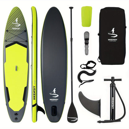 Inflatable vertical paddle set for water sports and surfing-including air pump, paddle, rope, backpack, fin box and maintenance tools. - Image 7