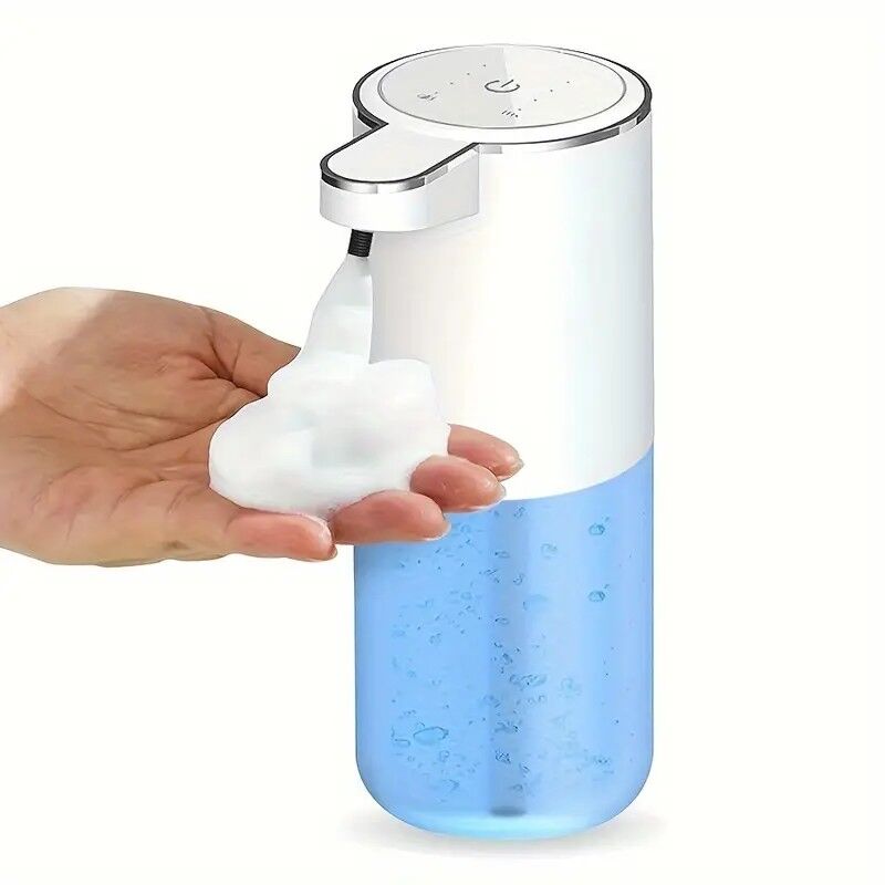 380ml touchless sensor automatic soap dispenser - wall-mounted, rechargeable lithium battery, USB charging, modern black design, suitable for bathroom and kitchen, bathroom soap dispenser | modern soap dispenser | touchless soap dispenser - Image 6