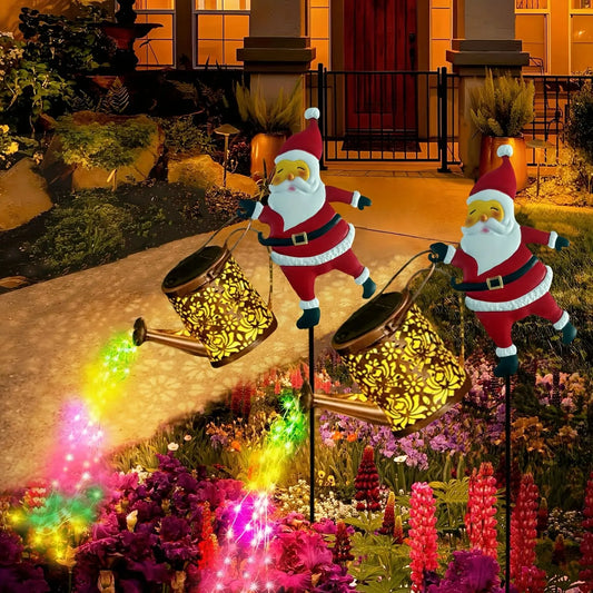 Outdoor Santa Claus Light with Water Sprinkler Effect - Image 3