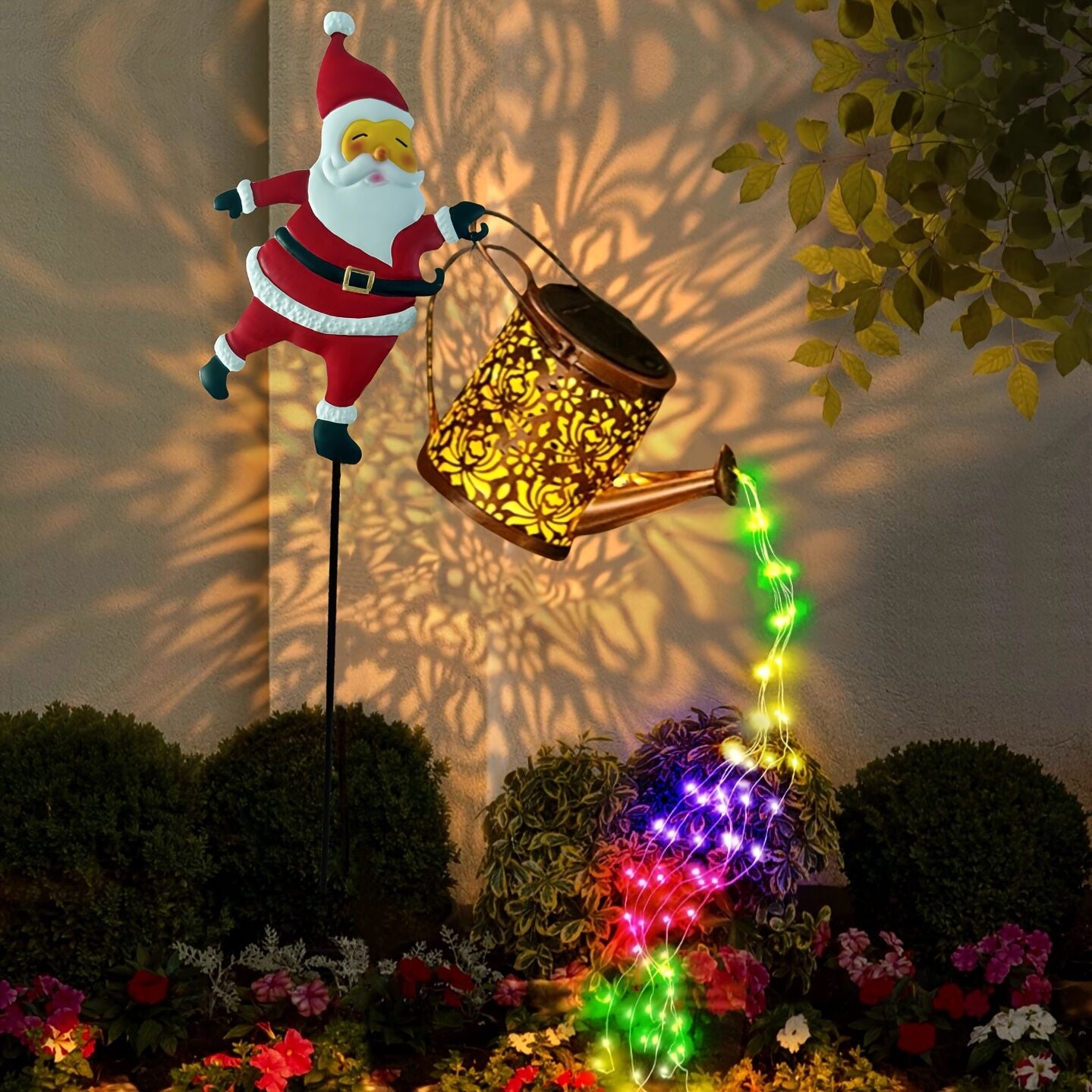 Outdoor Santa Claus Light with Water Sprinkler Effect - Image 4