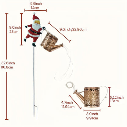Outdoor Santa Claus Light with Water Sprinkler Effect - Image 6