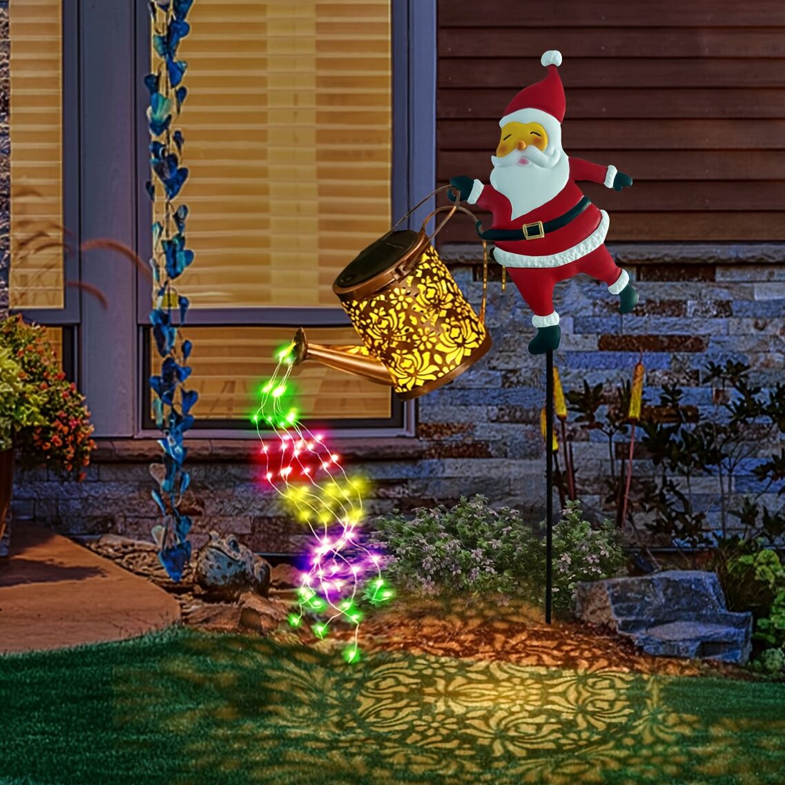Outdoor Santa Claus Light with Water Sprinkler Effect - Image 9