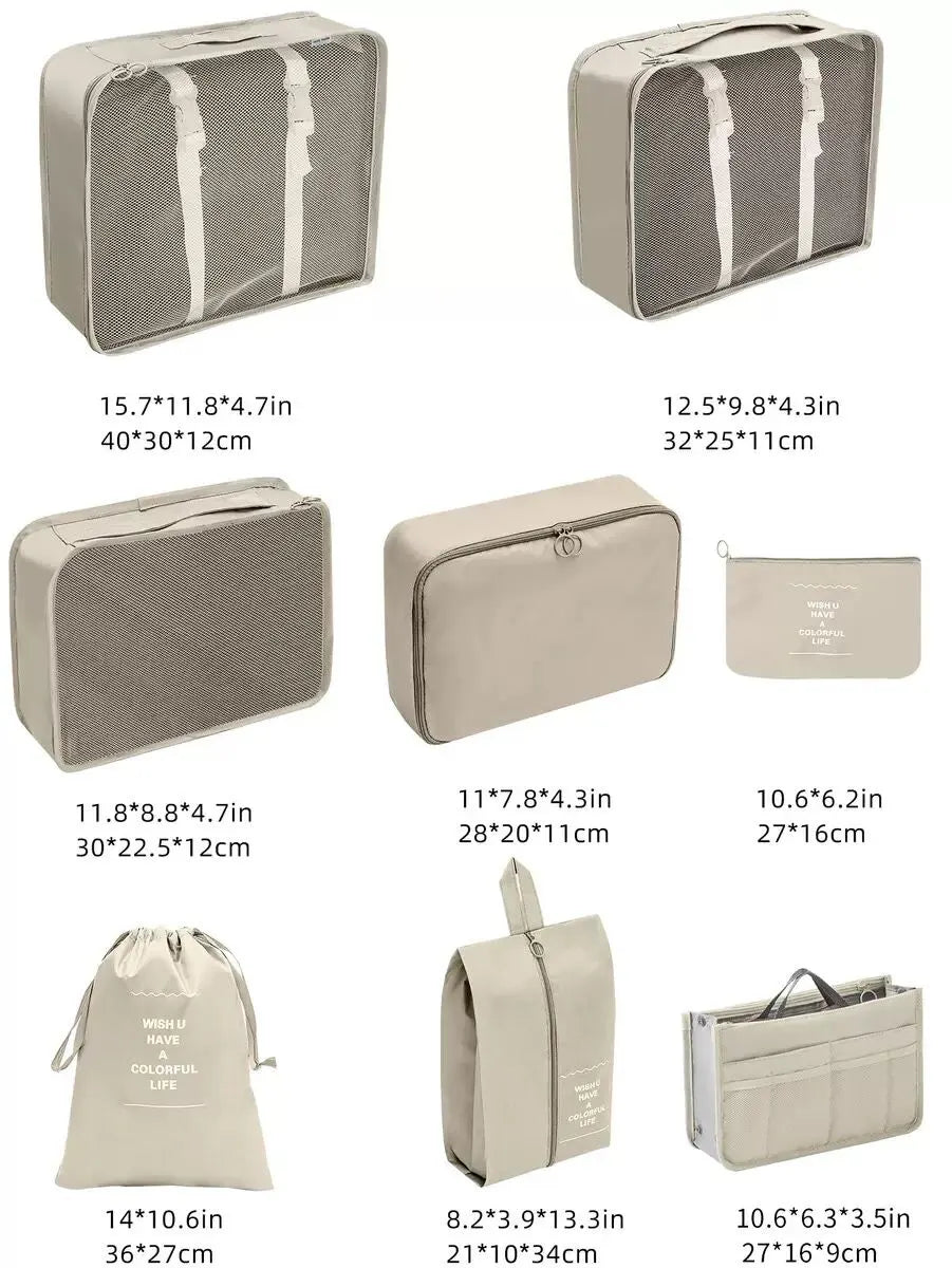 Black Friday Special Offer! 8-piece Travel Storage Bag - The perfect Christmas gift, say goodbye to messy luggage. - Image 2