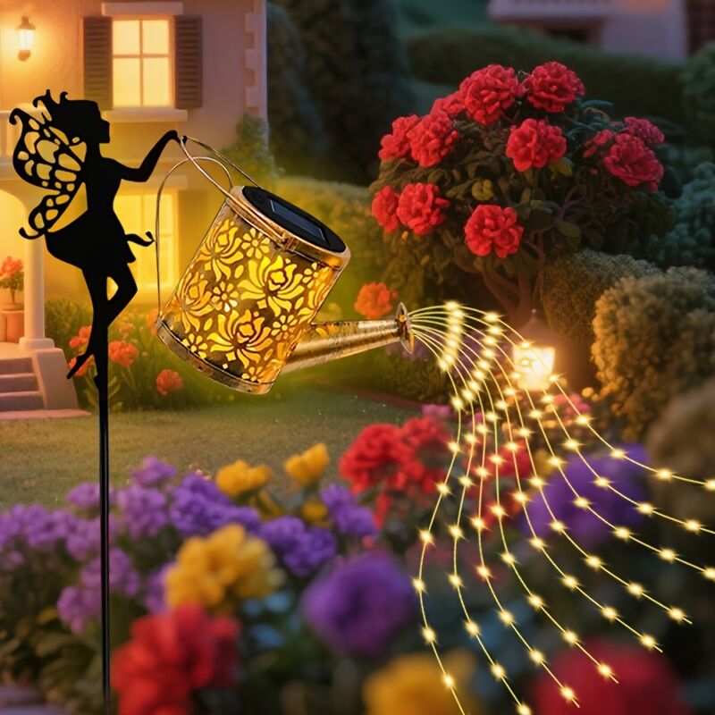 A pcs Christmas-Themed Outdoor Solar String Lights | Waterproof & Durable with Smart Light Sensor | Ideal for Garden/Balcony/Window Decoration & Party/Festival Atmosphere - Image 9