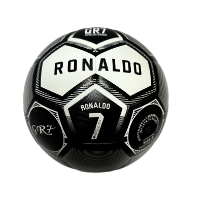 5th fans collect gifts Christmas Boxing Day black and white cool football with pump air needle net bag.soccer - Image 2