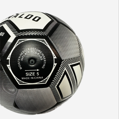 5th fans collect gifts Christmas Boxing Day black and white cool football with pump air needle net bag.soccer - Image 3