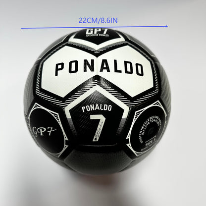 5th fans collect gifts Christmas Boxing Day black and white cool football with pump air needle net bag.soccer - Image 4