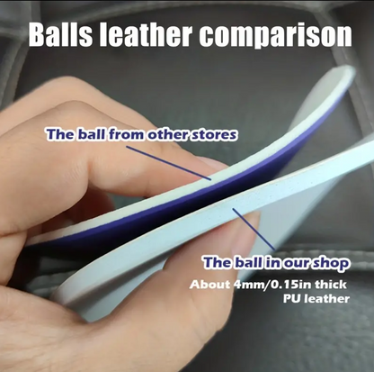 5th fans collect gifts Christmas Boxing Day black and white cool football with pump air needle net bag.soccer - Image 5