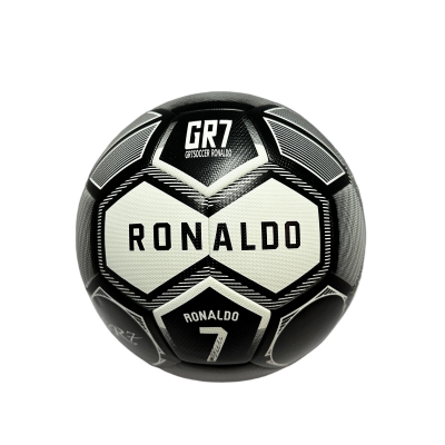 5th fans collect gifts Christmas Boxing Day black and white cool football with pump air needle net bag.soccer - Image 8
