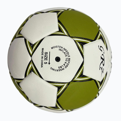 A local gold color matching size5 football, PU fitting material, Christmas Boxing Day gift, including pump+air needle+net bag set,soccer - Image 4
