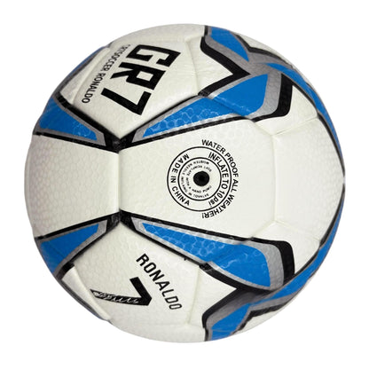 A blue windmill size5 football, PU fit material, wear-resistant and explosion-proof, including pump+air needle+net bag, Christmas Boxing Day gift,soccer - Image 2