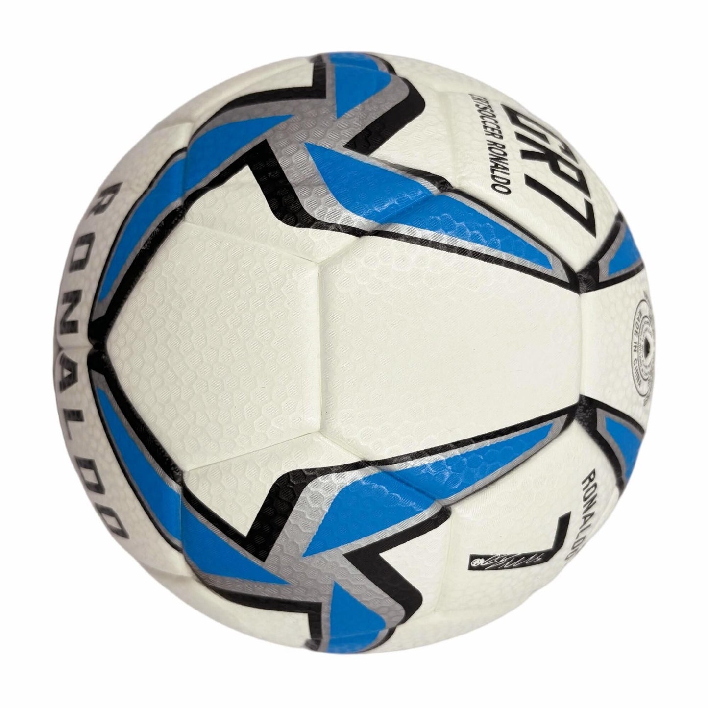 A blue windmill size5 football, PU fit material, wear-resistant and explosion-proof, including pump+air needle+net bag, Christmas Boxing Day gift,soccer - Image 7