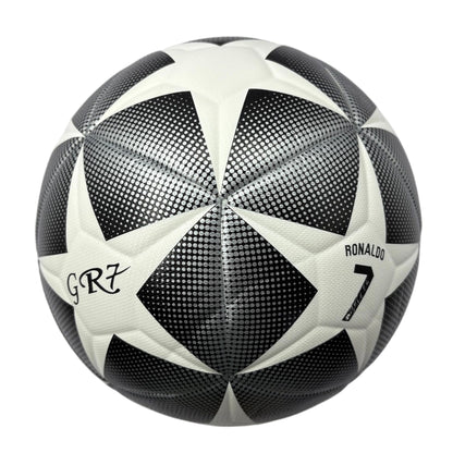 5th STARfootball match training gift hot-blooded youth PU fitting material wear-resistant explosion-proof Christmas Boxing Day (including air needle net bag pump)soccer - Image 2