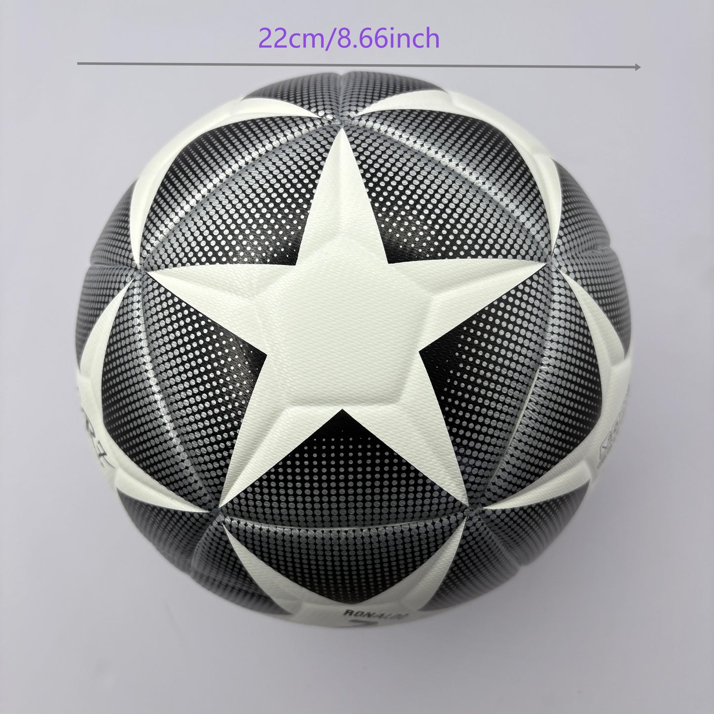 5th STARfootball match training gift hot-blooded youth PU fitting material wear-resistant explosion-proof Christmas Boxing Day (including air needle net bag pump)soccer - Image 3