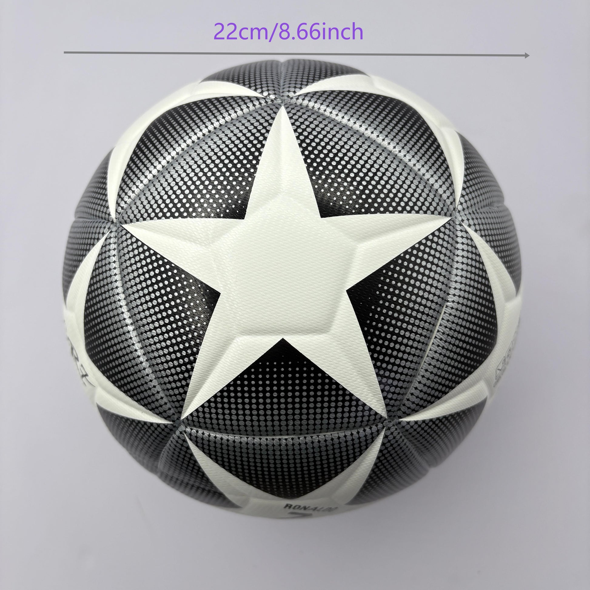5th STARfootball match training gift hot-blooded youth PU fitting material wear-resistant explosion-proof Christmas Boxing Day (including air needle net bag pump)soccer - Image 3