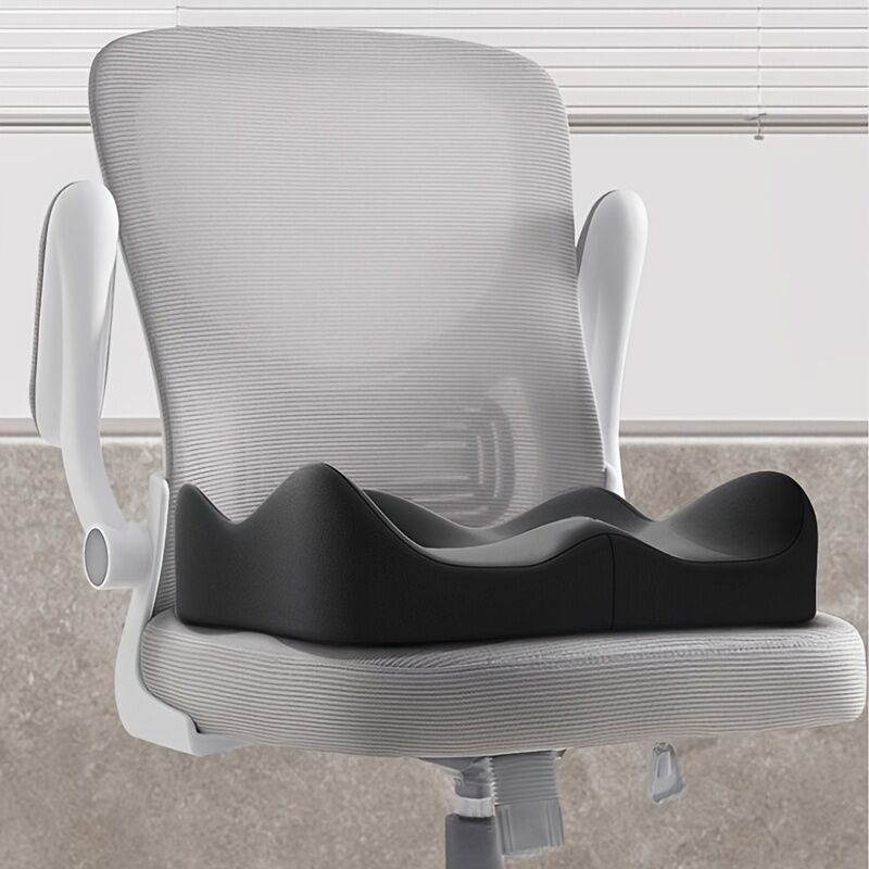black**Waist Support and Seat Cushion Combo: Scientifically Supports the Back, Breathable and Pressure-Relieving, Comfortable for 8 Hours of Sitting** - Image 3