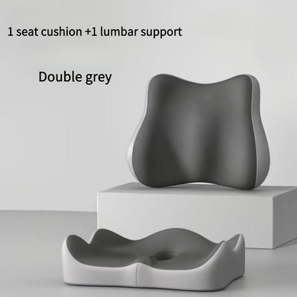 black**Waist Support and Seat Cushion Combo: Scientifically Supports the Back, Breathable and Pressure-Relieving, Comfortable for 8 Hours of Sitting** - Image 4