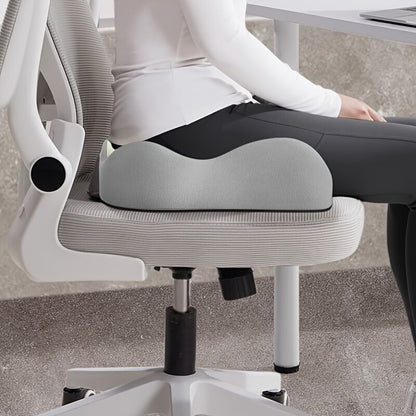 grey+black **Waist Support and Seat Cushion Combo: Scientifically Supports the Back, Breathable and Pressure-Relieving, Comfortable for 8 Hours of Sitting** - Image 3