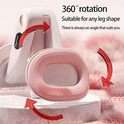 Adjustable Resistance Leg Trainer｜Home 360-Degree Rotatable Shaping, Anti-Slip Spring Strength Workout for Thighs and Arms（pink） - Image 2