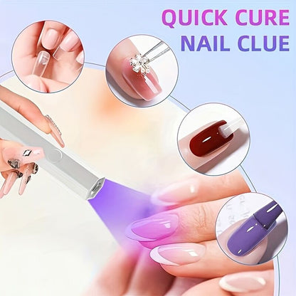 A compact portable gel nail polish lamp with a digital display — this wireless lamp lights up quickly and is perfect for home nail salons and travel. - Image 7