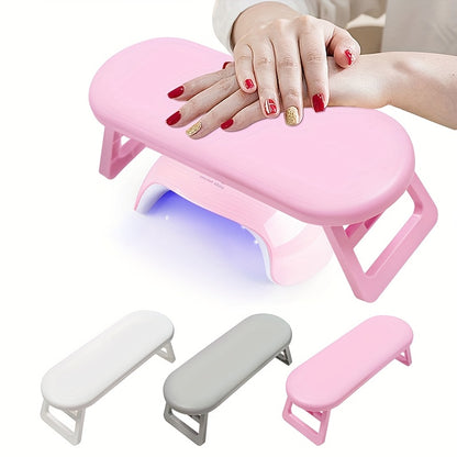 Grey Dual-Use Hand Pillow: Combines Manicure Support and Portable Folding, Ergonomic Design, Suitable for Multiple Scenarios, Providing Comfort Anytime - Image 4