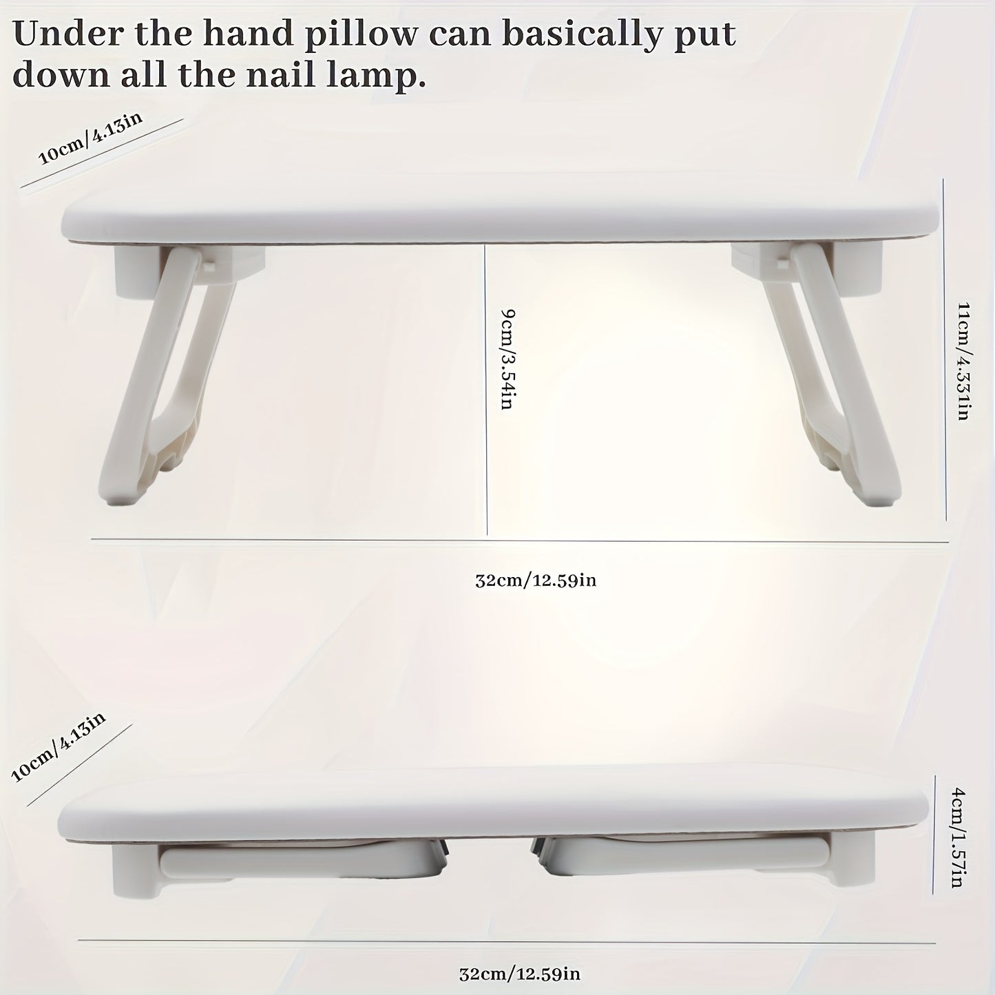 Grey Dual-Use Hand Pillow: Combines Manicure Support and Portable Folding, Ergonomic Design, Suitable for Multiple Scenarios, Providing Comfort Anytime - Image 7