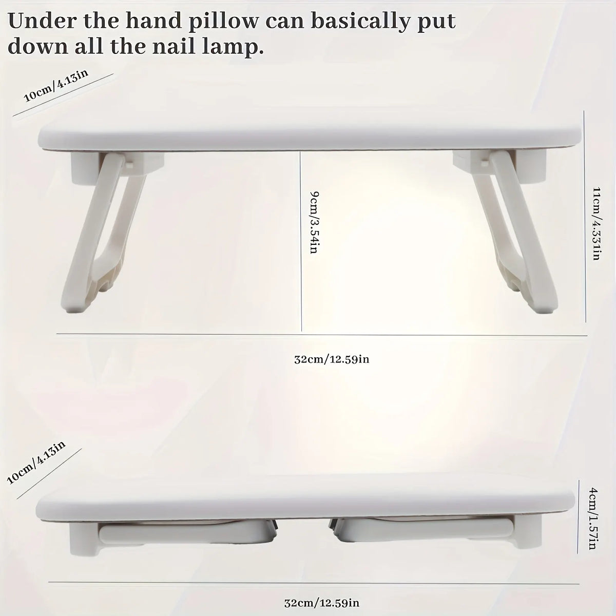 Grey Dual-Use Hand Pillow: Combines Manicure Support and Portable Folding, Ergonomic Design, Suitable for Multiple Scenarios, Providing Comfort Anytime - Image 7