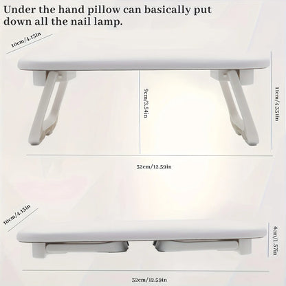 Grey Dual-Use Hand Pillow: Combines Manicure Support and Portable Folding, Ergonomic Design, Suitable for Multiple Scenarios, Providing Comfort Anytime - Image 7
