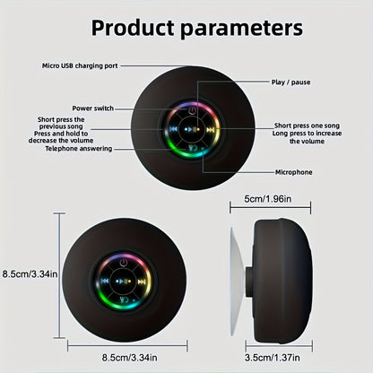 **"Dual-Form Portable Music Cube"** Magnetic/Wireless Grip, Touch Control & Call Function, Splash-Resistant & Compact, Mini Body with Powerful Sound, Unlocking Full-Scene Music Freedom for Home and Outdoor Use.(White) - Image 6