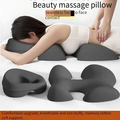 Comfort Zoning, No Fatigue—Ergonomic Beauty Bed Pillow Set（light gray） - Image 5