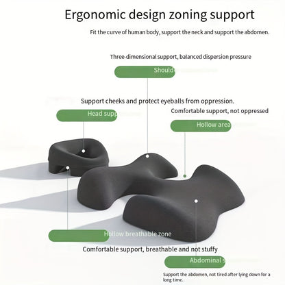 Comfort Zoning, No Fatigue—Ergonomic Beauty Bed Pillow Set（light gray） - Image 7