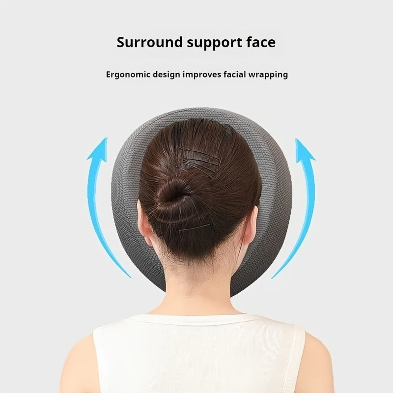 BLUE Soft O-shaped/U-shaped Face Pillow for Beauty Salons/Spa Massage, Ergonomic Face Pillow, Multi-functional Suitable for Adult Facial Care and Relaxation, Multi-functional Neck and Face Support Comfort Face Pillow - Image 4