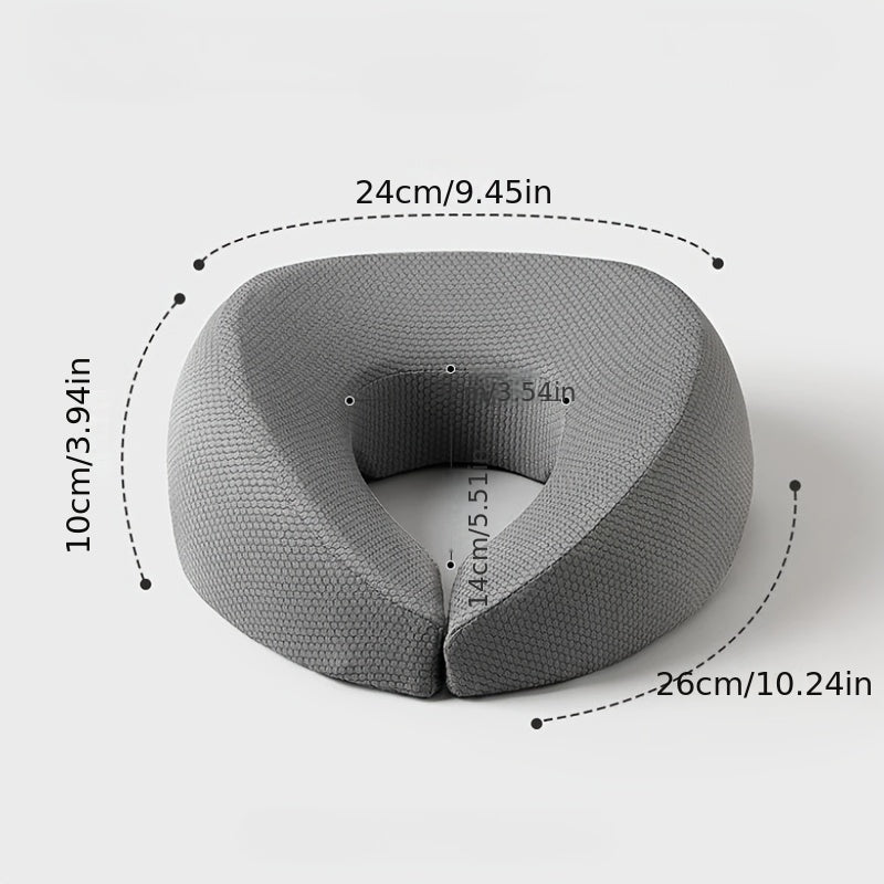 Navy blue Soft O-shaped/U-shaped Face Pillow for Beauty Salons/Spa Massage, Ergonomic Face Pillow, Multi-functional Suitable for Adult Facial Care and Relaxation, Multi-functional Neck and Face Support Comfort Face Pillow - Image 5