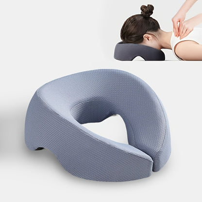 Navy blue Soft O-shaped/U-shaped Face Pillow for Beauty Salons/Spa Massage, Ergonomic Face Pillow, Multi-functional Suitable for Adult Facial Care and Relaxation, Multi-functional Neck and Face Support Comfort Face Pillow - Image 9