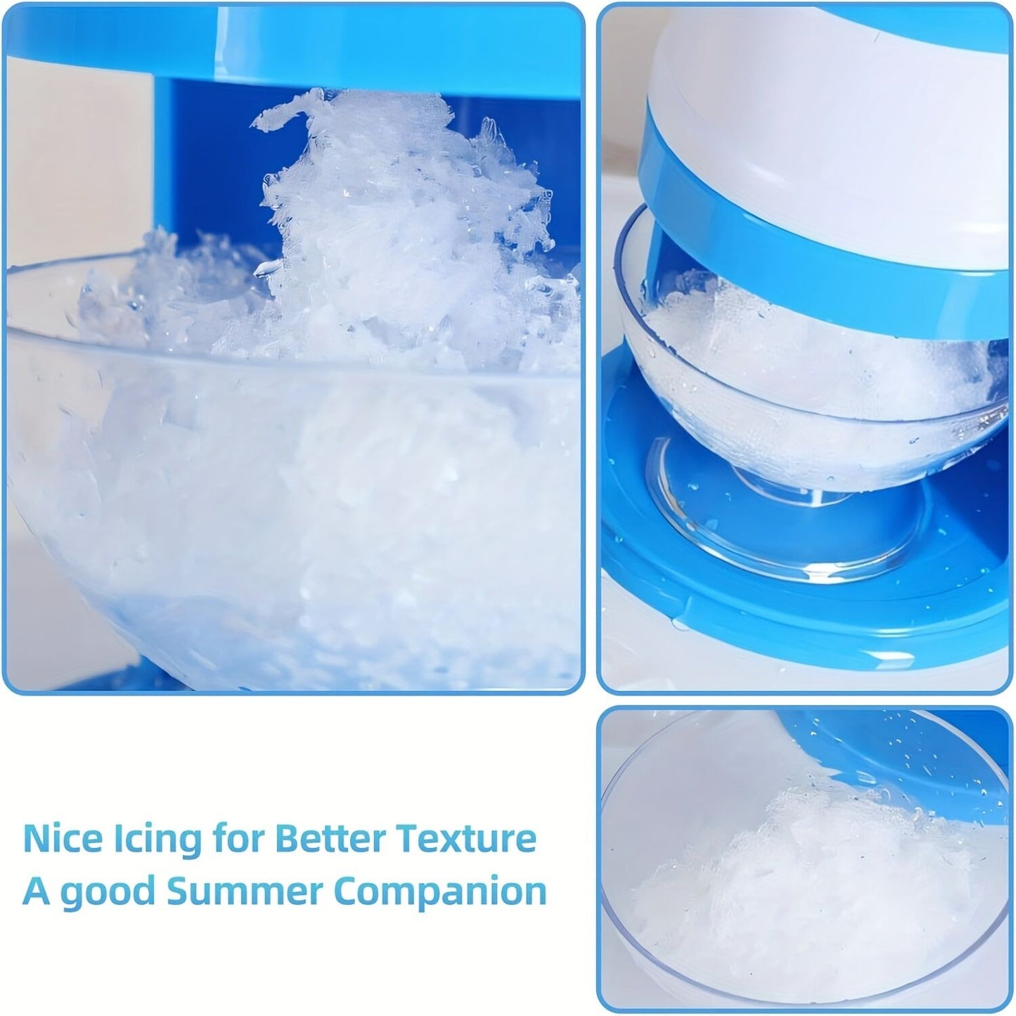 Portable Hand-Cranked Ice Shaver for Home Use: The Smart Choice for Summer Parties and Snow Cone Making - Image 6