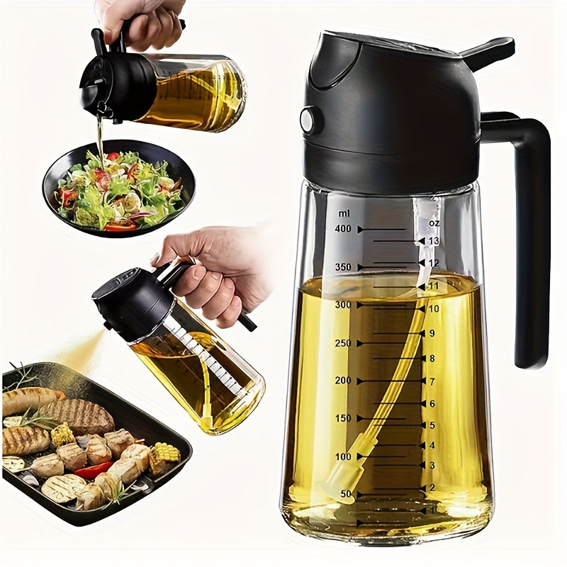 2-in-1 Precision Oil Control Bottle: Spray/Dispense Dual Modes, Leak-Proof, Effortless, Hands-Free. - Image 2