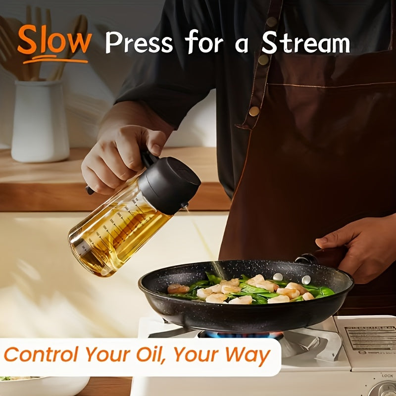 2-in-1 Precision Oil Control Bottle: Spray/Dispense Dual Modes, Leak-Proof, Effortless, Hands-Free. - Image 5