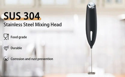 **Handheld Electric Frother | 10000 RPM Powerful Motor, One-Touch Start/Stop, Easily Froths, Mixes, and Blends – Your Kitchen Drink Essential Helper**WHITE - Image 5