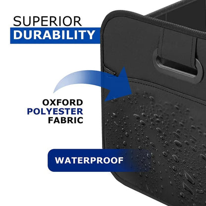 Black 3-in-1 Foldable Storage Organizer: Portable, Expandable, with Removable Dividers & 12 Extra Pockets – Your All-in-One Storage Solution - Image 6